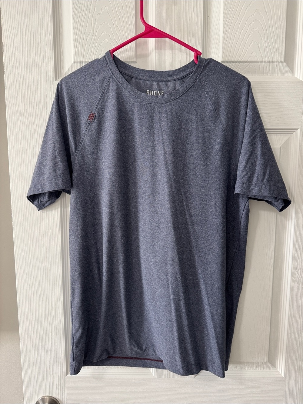 RHONE Men's Short Sleeve Performance Tee - Heather Navy